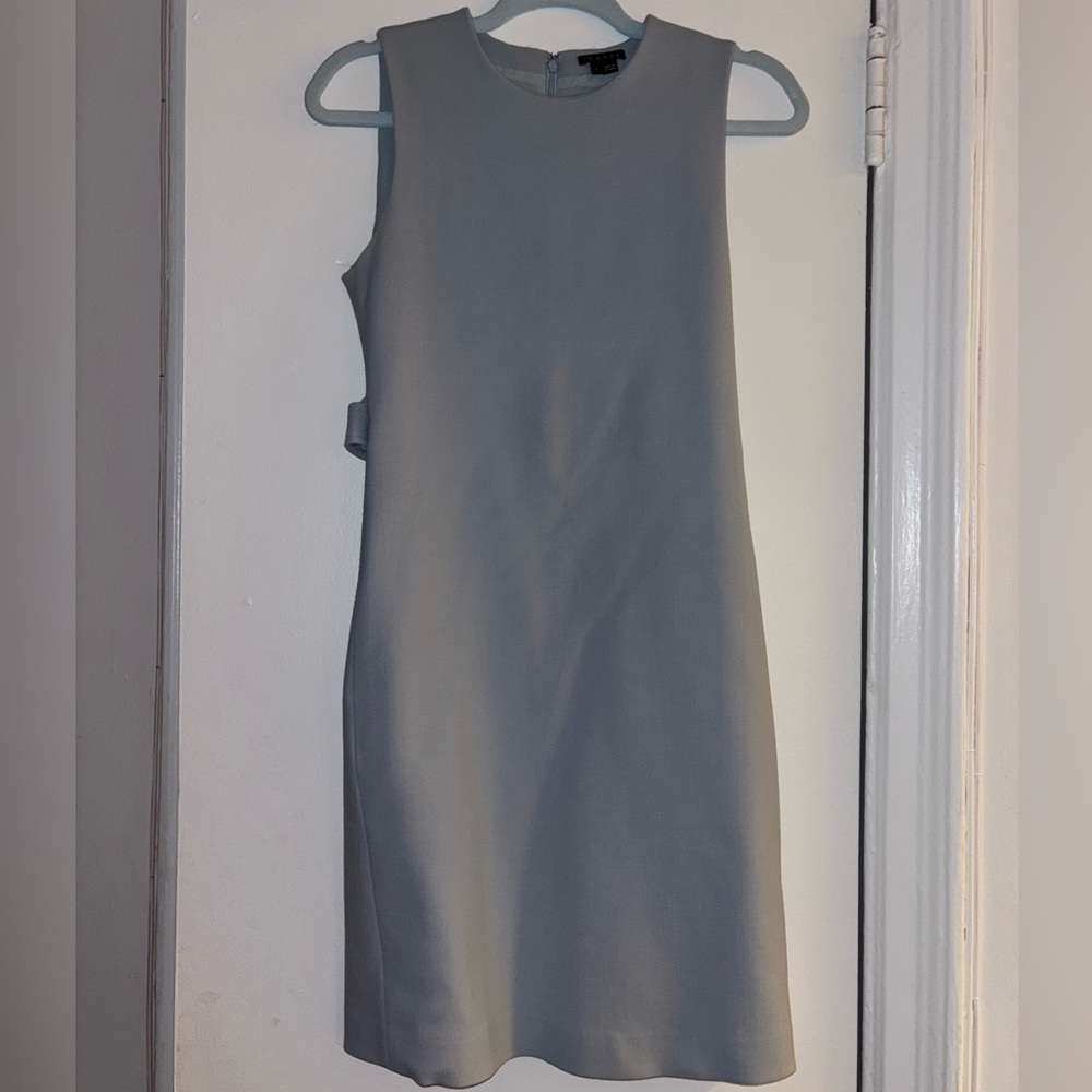 Theory Blue Midi Shift Dress